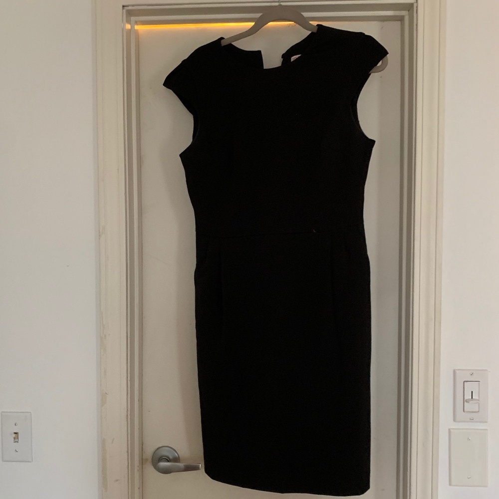 Target Merona Black Short Sleeve Work Dress